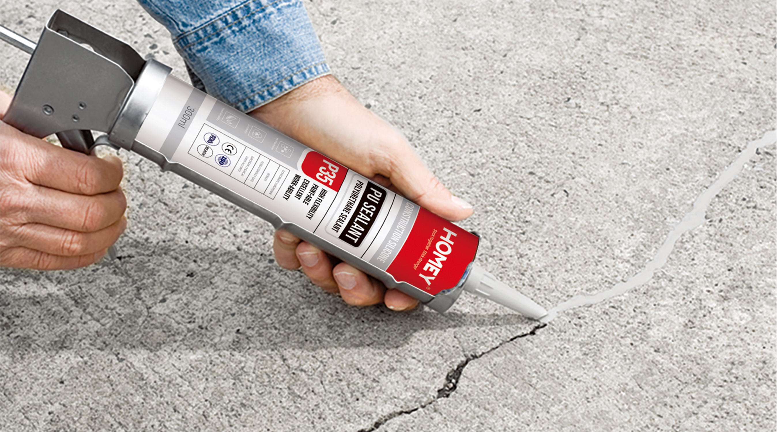 PU sealant application